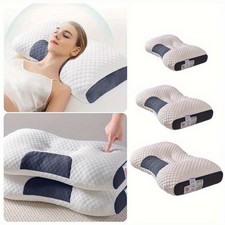 Ergonomic Neck Pillow for Sleeping, Sofa & Travel Multi-Purpose Comfort Cushion