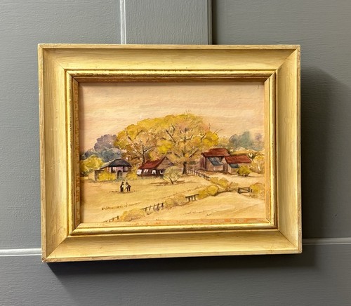 Vintage original oil canvas - vintage,