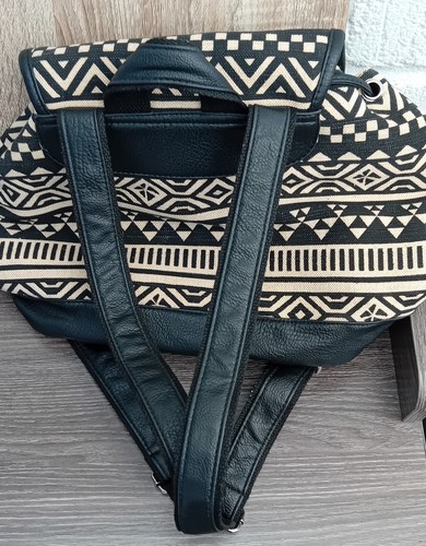 Patterned backpack handbag - patterned,
