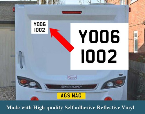 Trailer caravan number - eu,