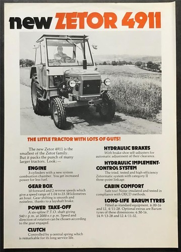 Zetor 4911 tractor - 4911,