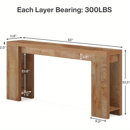 160 02cm farmhouse console - 160.02cm,