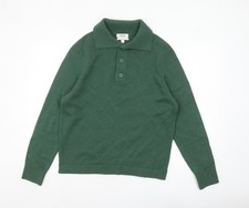 COS Women Green Wool Cashmere