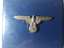 WW2 Waffen SS visor cap eagle badge origional