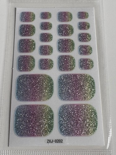 Toe nail wraps peel - toe, off