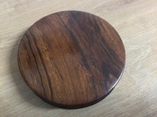 rosewood circular snuff box 