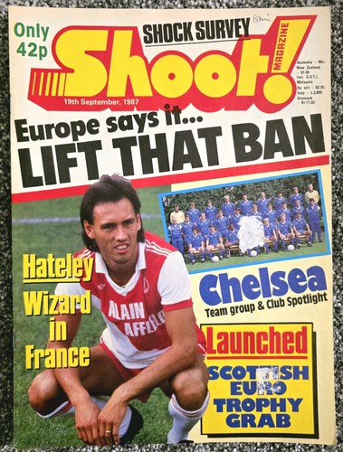Vintage shoot football - shoot,