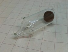 3" Glass Piggy Bank 1p 1981
