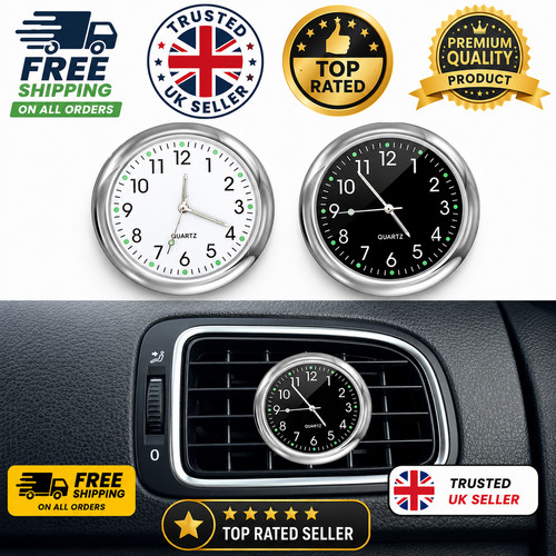 Car dashboard clock mini - car,