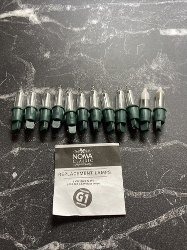 Noma bulbs clear 6v - noma, g1