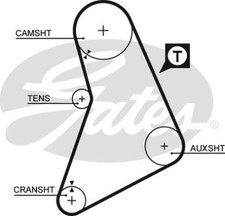 Gates Timing Cam Belt 5069