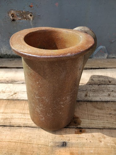Reclaimed salt glazed - glazed, brown