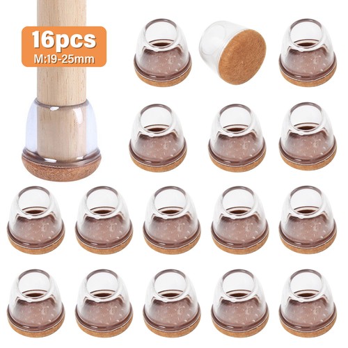 16pcs clear silicone - clear, leg