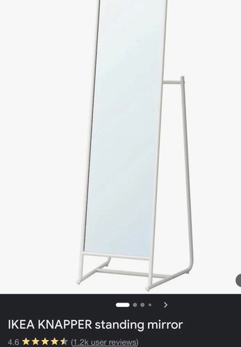 Ikea knapper white standing - white,