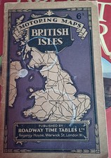 Vintage Motoring Maps British Isles Booklet