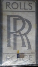 ROLLS ROYCE Aero Engine, Large Decal, Emblem, Original Unused 22"x12"