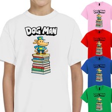 Dog Man Kids T Shirt World