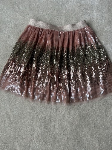 Next girls pink pleated sequin - girls,