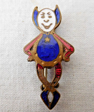 WW2 Home Front Squander Bug National Savings Enamel Badge (Discourage Waste) A/F