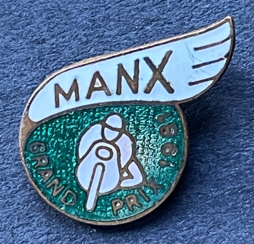 Motorcycle pin badge p - pin, m.g.p
