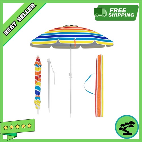 Rainbow stripe beach - 2m,