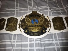 Winged Eagle Championship Replica Title Belt 2mm Plates Adult Size 
