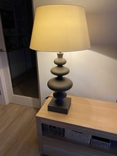 Pair Of Brown Matt OKA Minerva Table Lamps (currently Still On OKA website)