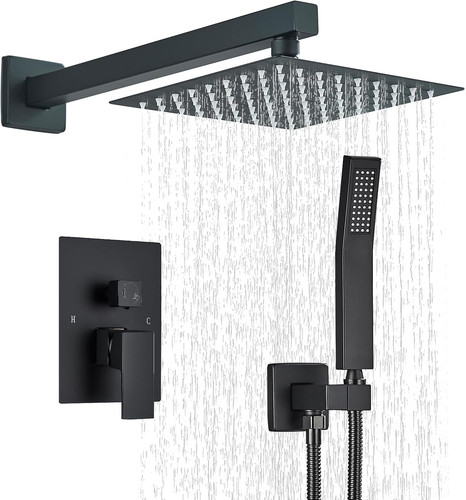 Grifo ducha negro mate con - negro,