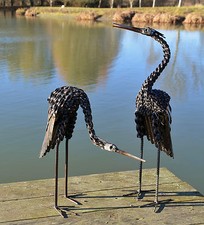 Metal heron twisted - heron,