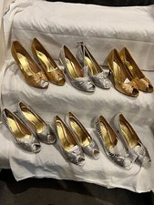 HIGH HEELS SHOES, STILETTOS PEEP TOE,  JOB LOT, BARGAIN X 6, SEE DESCRIPTION