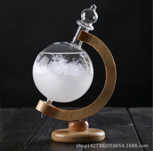 Crystal storm glass - glass, bottle