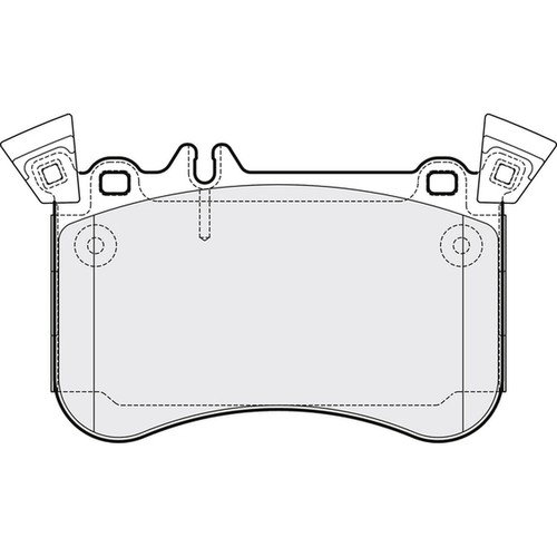 Brake pads set for - set,
