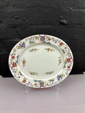Royal Worcester Pekin Oval Carving Serving Platter Plate 28 cm x 24 cm