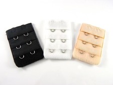 3 x Bra Extender, 2 Hook Bra Strap No Sewing Maternity Underwear Pregnancy