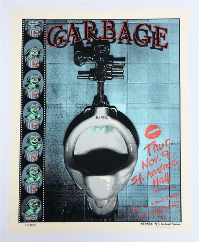 Emek garbage 1995 silkscreen - garbage,