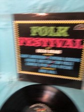 Goya Guitar Folk Festival  VINYL RECORD JEAN RITCHIE / OSCAR BRAND 