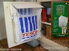 Carrier bag bin holder Turn