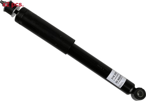 Pcs rear shock - x2, absorber