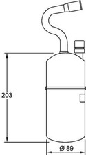 MAHLE AD 34 000S DRYER, AIR