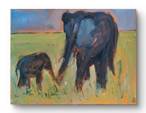 Original acrylic painting x - original, 30