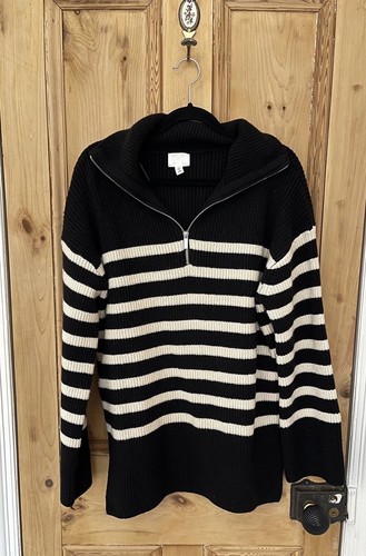 Black white jumper size s - jumper,
