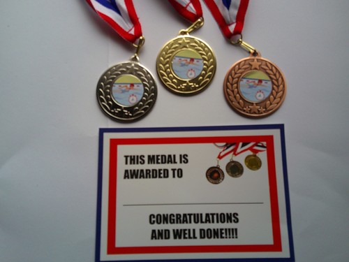 Swimming medals 50mm - medals,