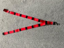 Saracens RFC Rugby Union Lanyard, bar colour style,Red & Black