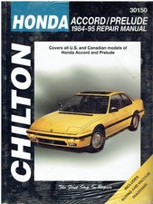 HONDA ACCORD Mk3 & PRELUDE MkX REPAIR MANUAL
