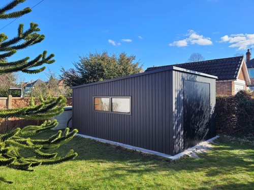 Metal building garden - metal,