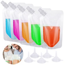 100PCS Drink Pouches for