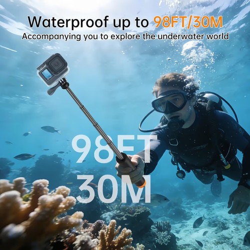 Floating selfie stick hand - floating,