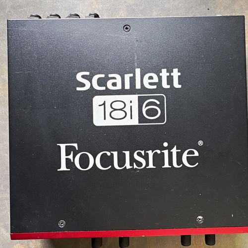Focusrite scarlett 18i6 - scarlett,