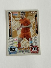 MATCH ATTAX ENGLAND WORLD CUP 2014 ROBIN VAN PERSIE BRONZE LIMITED EDITION LE4B