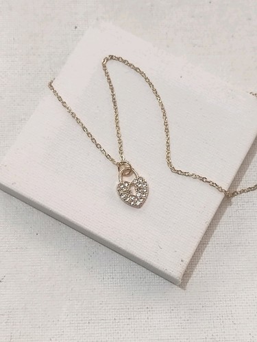 Gold tone pave crystal mini - gold,